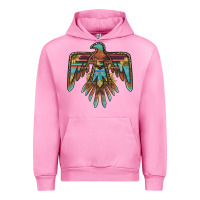 Fuchsia Pink thunderbird with sunflowers Urban Hoodie - BarkalooDesign