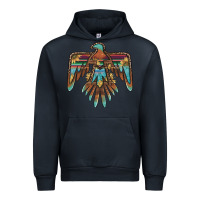 Navy thunderbird with sunflowers Urban Hoodie - BarkalooDesign