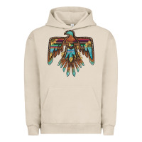 Pigment French Oak thunderbird with sunflowers Urban Hoodie - BarkalooDesign
