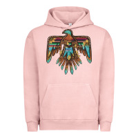 Pigment Salmon thunderbird with sunflowers Urban Hoodie - BarkalooDesign