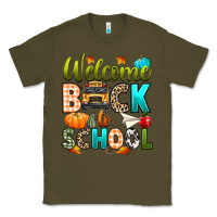 Army Green welcome back to school fall Classic Tee - texasbilliewilder