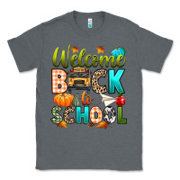 Charcoal Heather welcome back to school fall Classic Tee - texasbilliewilder