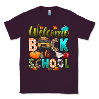 Plum welcome back to school fall Classic Tee - texasbilliewilder