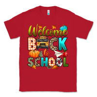 Red welcome back to school fall Classic Tee - texasbilliewilder