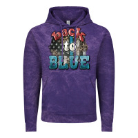 Cloud Purple Back to blue 4th of july Vintage Hoodie - HowdyJamesFarm