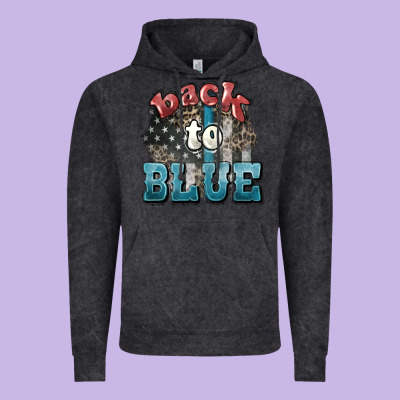 Back To Blue 4th Of July Vintage Hoodie Designed By Howdyjamesfarm