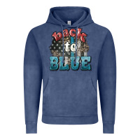 Vintage Denim Back to blue 4th of july Vintage Hoodie - HowdyJamesFarm