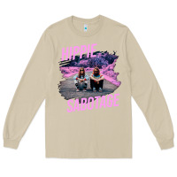 Mushroom hippie sabotage aesthetic style photo with text Long Sleeve Tee - lanVoArt