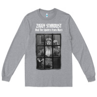 Heather Grey great⭐ david⭐bowie ⭐1 Long Sleeve Tee - lanVoArt