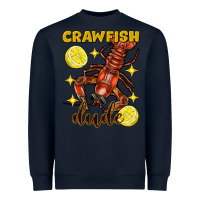 Navy mardi gras crawfish dude Heavyweight Sweatshirt - FaDigitalArtStudio
