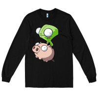 Black invader zim Long Sleeve Tee - lanVoArt