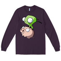 Plum invader zim Long Sleeve Tee - lanVoArt