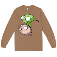 Toasted Coconut invader zim Long Sleeve Tee - lanVoArt