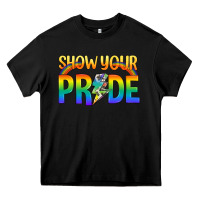 Black Lgbtq Show Your Pride With Rainbow Heavy Core Tee - BundleAndBundleShop