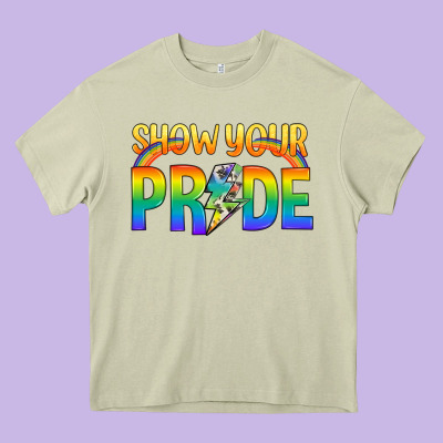 Lgbtq Show Your Pride With Rainbow Heavy Core Tee Designed By Bundleandbundleshop