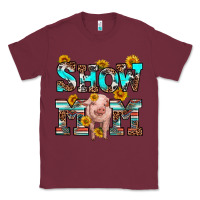 Burgundy show mom pig Classic Tee - RanaPortraitStore