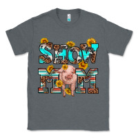 Charcoal Heather show mom pig Classic Tee - RanaPortraitStore