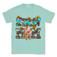 Seafoam show mom pig Classic Tee - RanaPortraitStore