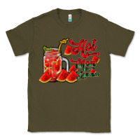 Army Green hot mom summer watermelon Classic Tee - RacoonDesign