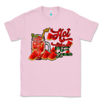 Bubblegum Pink hot mom summer watermelon Classic Tee - RacoonDesign