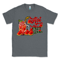 Charcoal Heather hot mom summer watermelon Classic Tee - RacoonDesign