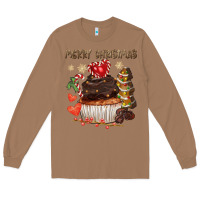 Toasted Coconut merry christmas cupcake chocolate Long Sleeve Tee - CowGirlArtShop