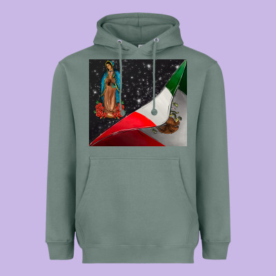 Our Lady Graduap Heavyweight Hoodie Designed By Cowhidedigitalart
