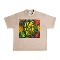 French Oak live love aloha Urban Heavy Tee - TumblerDesignByShophia