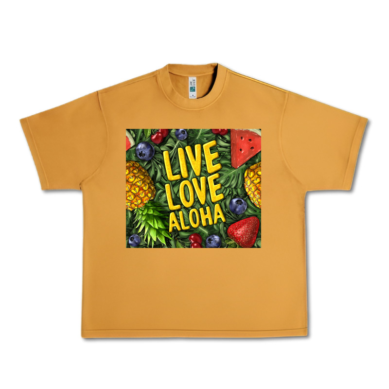Live Love Aloha Urban Heavy Tee by TumblerDesignByShophia | Teevron