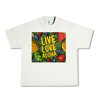 Pistachio live love aloha Urban Heavy Tee - TumblerDesignByShophia