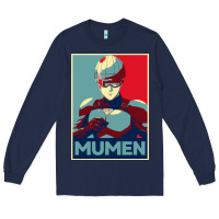 Navy mumen rider 10 Long Sleeve Tee - lanVoArt