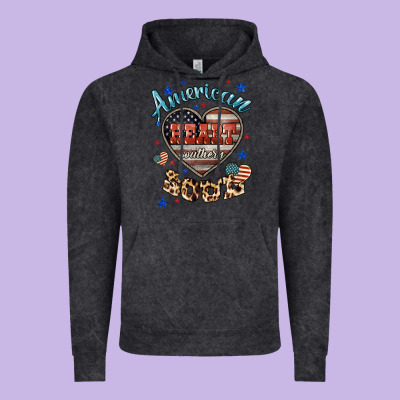American Heart Southern Soul Vintage Hoodie Designed By Howdyjamesfarm