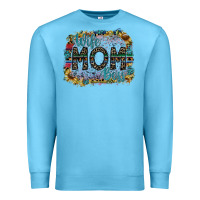 Ocean Blue wife mom boss Premium Sweatshirt - SublimationCraftShop