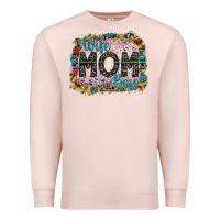 Pale Pink wife mom boss Premium Sweatshirt - SublimationCraftShop