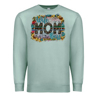 Seafoam wife mom boss Premium Sweatshirt - SublimationCraftShop