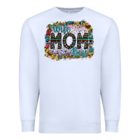 White wife mom boss Premium Sweatshirt - SublimationCraftShop