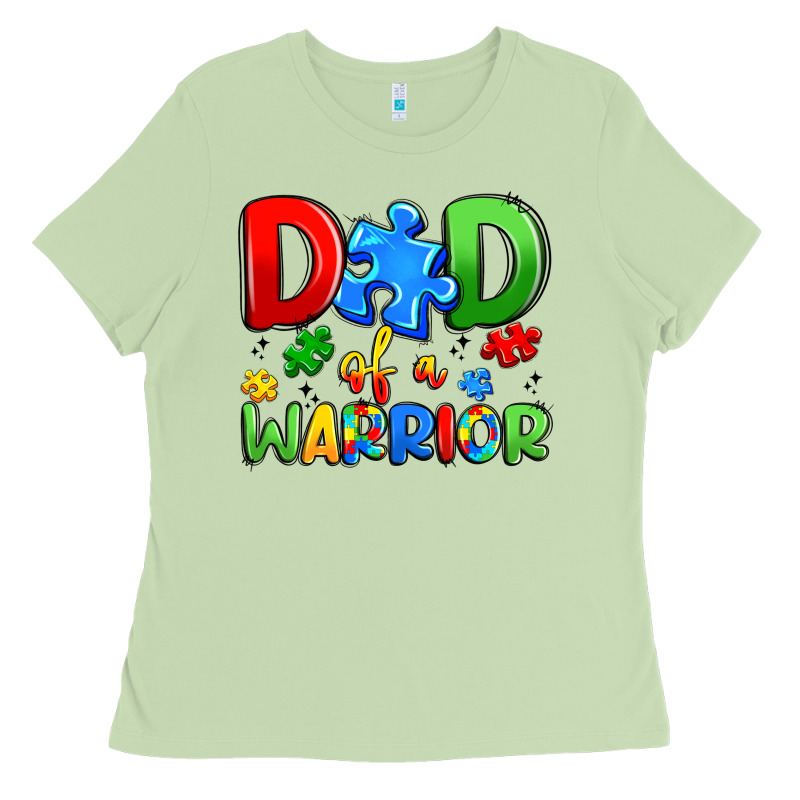 Dad Of A Warrior Ladies Tee by Artiststas | Teevron