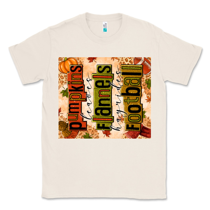 Pumpkins Leaves Flannels Hayrides Football Classic Tee by texasbilliewilder | Teevron