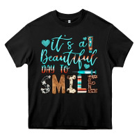 Black it’s a beautiful day to smile Heavy Core Tee - JahusDesignShop