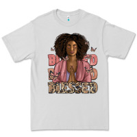 Dove Grey blessed black woman Premium Tee - Artiststas