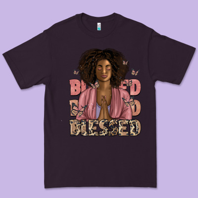 Blessed Black Woman Premium Tee Designed By Artiststas