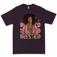 Plum blessed black woman Premium Tee - Artiststas