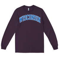 Plum wisconsin blue Long Sleeve Tee - lanVoArt