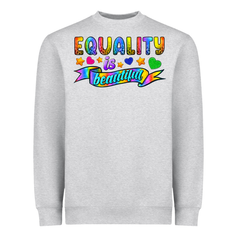 Equality Is Beautiful Heavyweight Sweatshirt by BundleAndBundleShop | Teevron