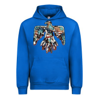 Cobalt American flag thunderbird Urban Hoodie - BarkalooDesign