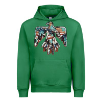 Emerald American flag thunderbird Urban Hoodie - BarkalooDesign