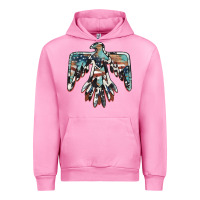 Fuchsia Pink American flag thunderbird Urban Hoodie - BarkalooDesign