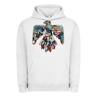 Pigment Lunar Rock American flag thunderbird Urban Hoodie - BarkalooDesign