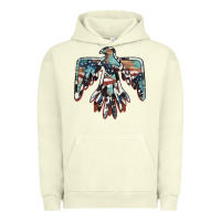 Pigment Pistachio American flag thunderbird Urban Hoodie - BarkalooDesign