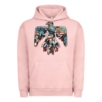 Pigment Salmon American flag thunderbird Urban Hoodie - BarkalooDesign